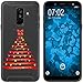 Produktbild PhoneNatic Case kompatibel mit Samsung Galaxy A6 Plus (2018) Silikon-Hülle X Mas Weihnachten Weihnachtsbaum M1