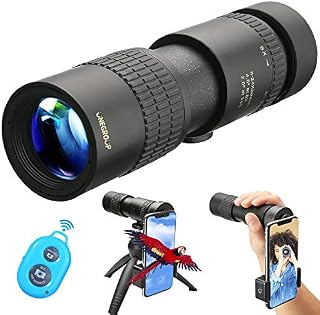 UNEGROUP Monocular Telescope, High Power HD Low Night Vision Waterproof Compact Spotting Scope