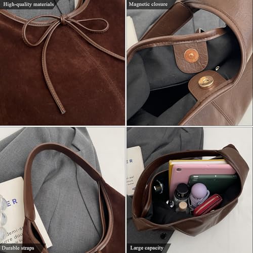 Bolso Tote de Gamuza para Mujer estilo Hobo miniatura 5