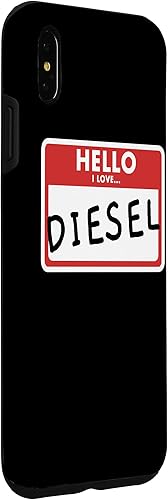 Vista 15 de iPhone X/XS Hello I Love Diesel Diesel Diesel Roll Carbón Power 4X4 Camiones Case