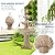 TOBYUL Italian Outdoor Water Fountains Garden Decor - 48.4''H Fountains and Waterfalls Outside, Large Cascading Indoor Floor-Standing Resin Bubbler Fountain Features W/Pump for Patio, Yard and Home