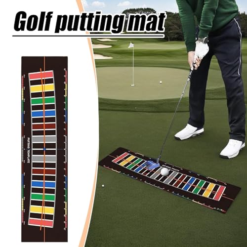 Tapis de golf de précision avec simulateur portable pour l'entraînement au patio