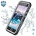 SPIDERCASE for iPhone SE 2022 Case, iPhone SE 2020/8/7 Waterproof Case, Built-in Screen Protector Full Protective Shockproof Dirtproof Snowproof Case for iPhone SE 2022/2020/8/7, 4.7 “(Grey+Clear)