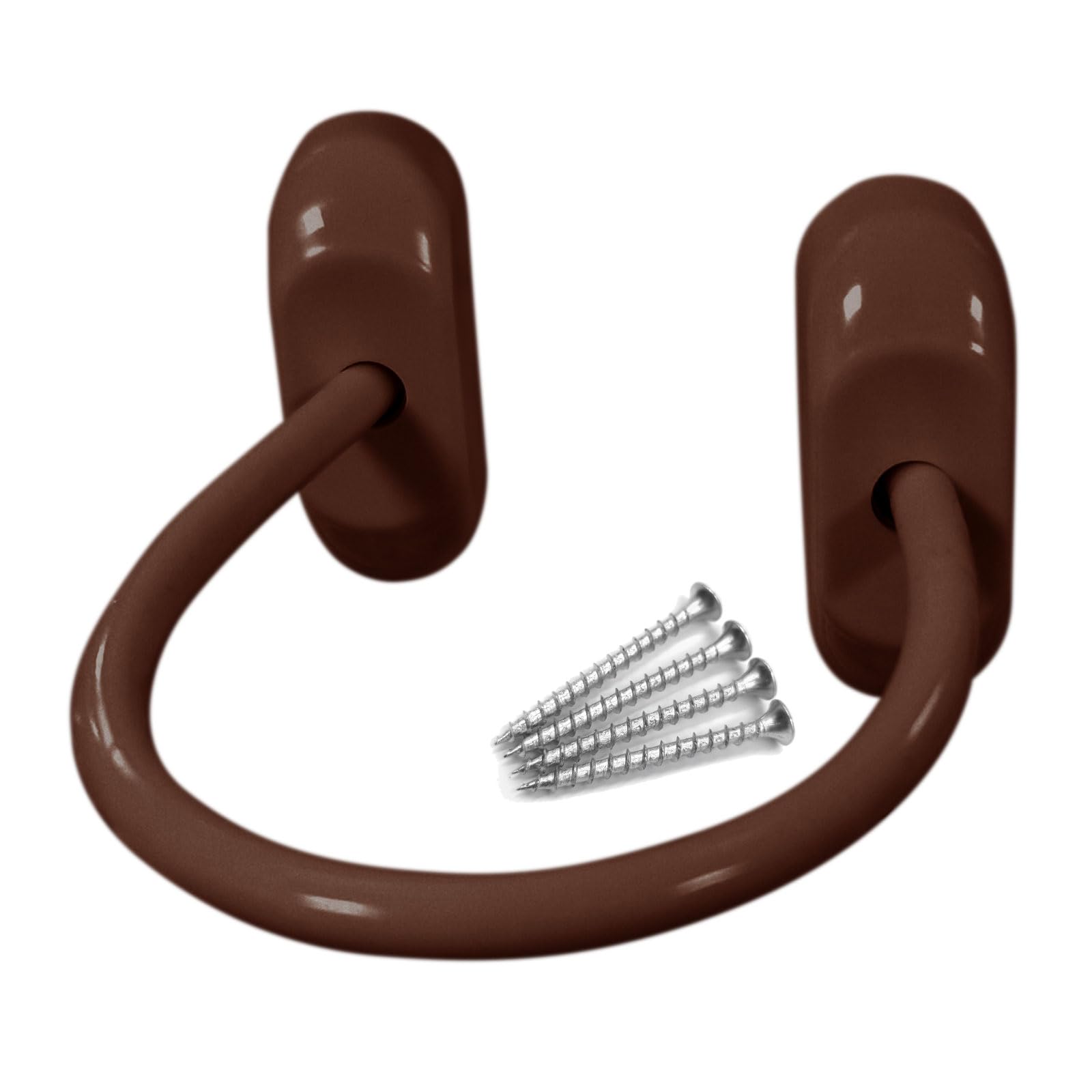 TruMAX Fixed Window Door Lock Cable Restrictor (3 Pack) - Brown