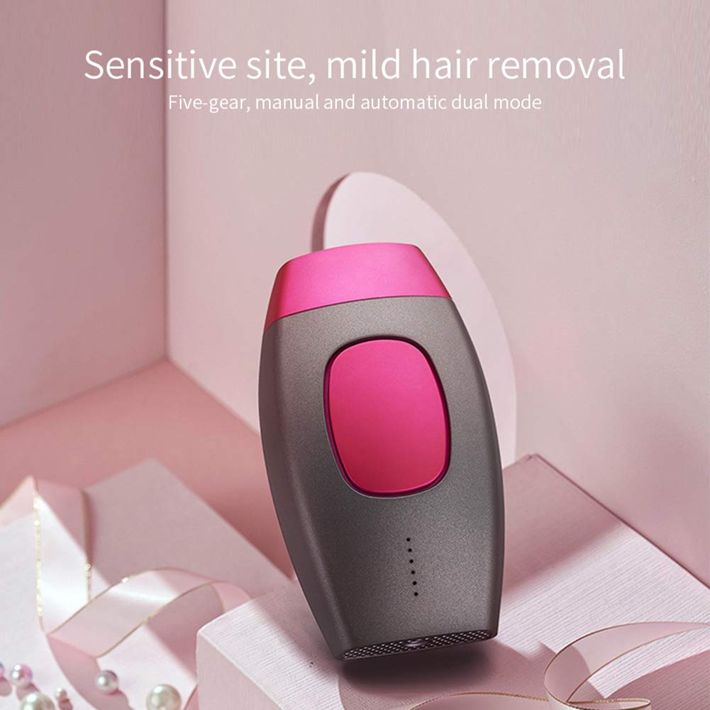 Epilatore elettrico IPL, Epilatore permanente bikini facciale femminile, Epilatore indolore corpo 600000 Lampeggiante