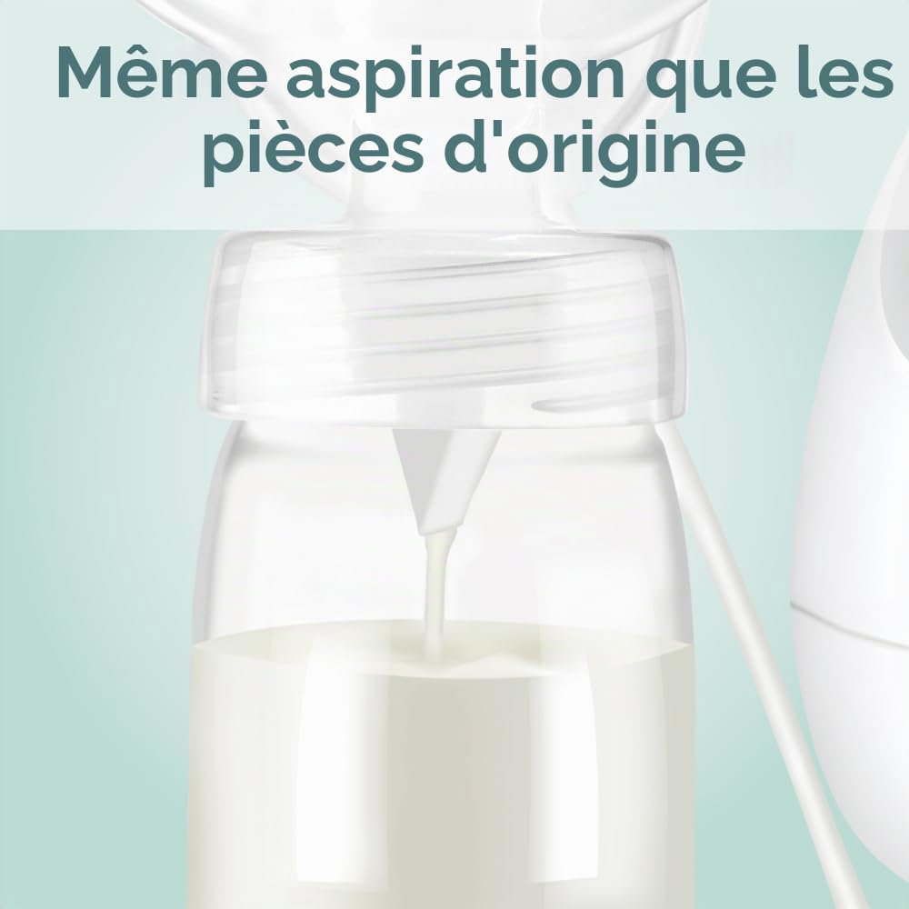 Maymom pièces de tire-lait compatibles avec Spectra S1, S2, 9 Plus et Synergy Gold, inclut valve duckbill et membrane en silicone, accessoire compatible non original