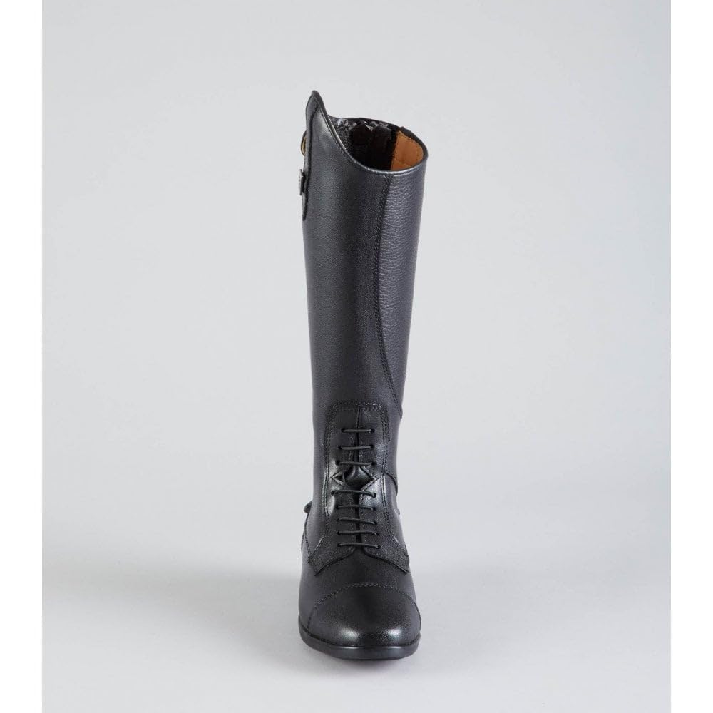 Premier Equine Anima Junior - Stivali da equitazione sintetici, colore: Nero