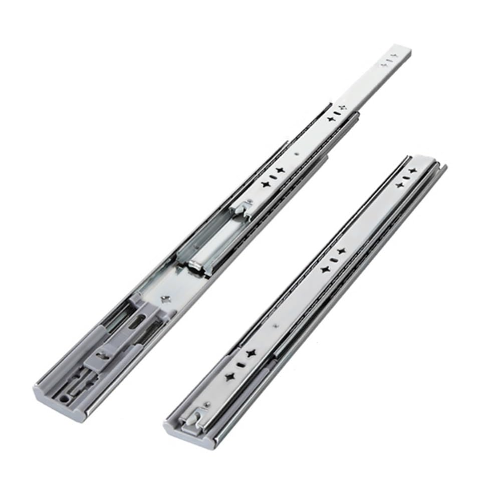 Guide Per Cassetti 3 Pieghe 300 350 400 450 500 550 600 650 700 750 800 850 900 950 1000mm Soft Close Guide Cassetti Binari Cassetti Estrazione Totale(12in/300mm)