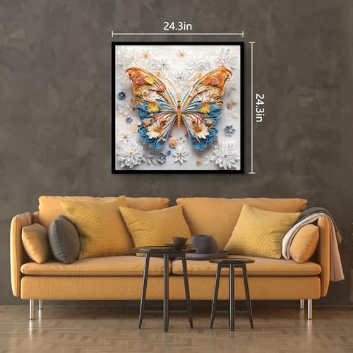 Butterfly Puzzles para Adultos 1000 Piezas, Rompecabezas de Mariposas y Flores Coloridas, Rompecabezas Artísticos de Papel Difíciles para Adultos miniatura 4