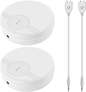 2 Pack Wassermelder 135dB - Wasserwarner Für Keller, Bad & Küche