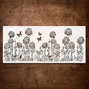 Dly Lifestyle Lily16 Blumenschablone 40,6 x 30,5 cm