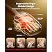 BOB AND BRAD Handmassagegerät Arthrose, Massagegerät mit Wärme & Kompression, Elektrisches Handmassagegerät für Arthritis & Karpaltunnelsyndrom, 5 Stufen, Geschenke für Damen Herren, Schwarz