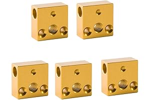 Original 3D Printer Aluminum Heater Block for MK7 MK8 Extruder for Creality Ender 3 Series