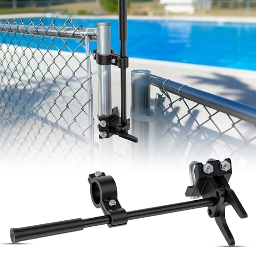 Chain Link Gate Latch ONLY Fits 1-3/8 Gate Frame x 1-7/8 Gate Post Pool Gate Latch Pool Gate Lock Child Proof Gate Latch Child Proof Chain Link Gate Latch (Not for 1-5/8 Gate Frame)