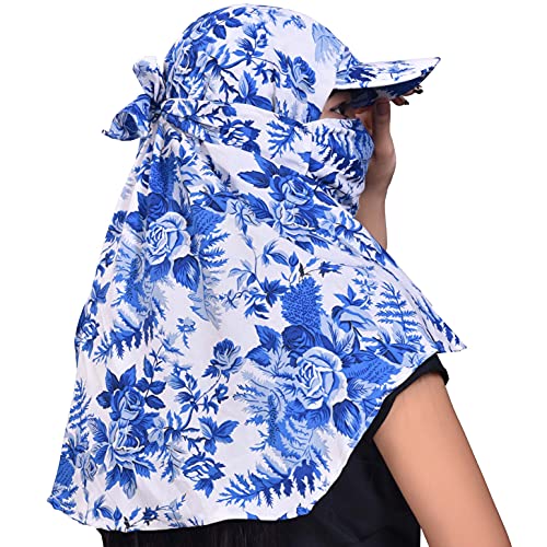 Image of Kavach Ready-to-wear Printed Fashionable full face covering comfortable soft Mask Scarf for pollution sun dust heat protection in summer