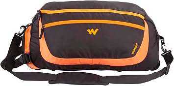 Wildcraft Nylon Rover Duffle-Wheeler Bag | Bag for Mens & Womens Mel_Black