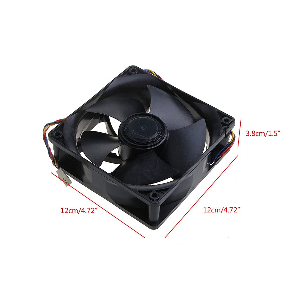 Amazon.co.jp: 6000RPM 120mm 12cm 高速コンピュータ冷却ファン