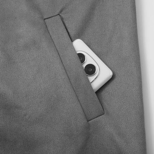 Suede Jacket Men Fall Winter Western Duster Long Coat Faux Leather Lightweight Zip Up Vintage Jackets Casual Stylish3