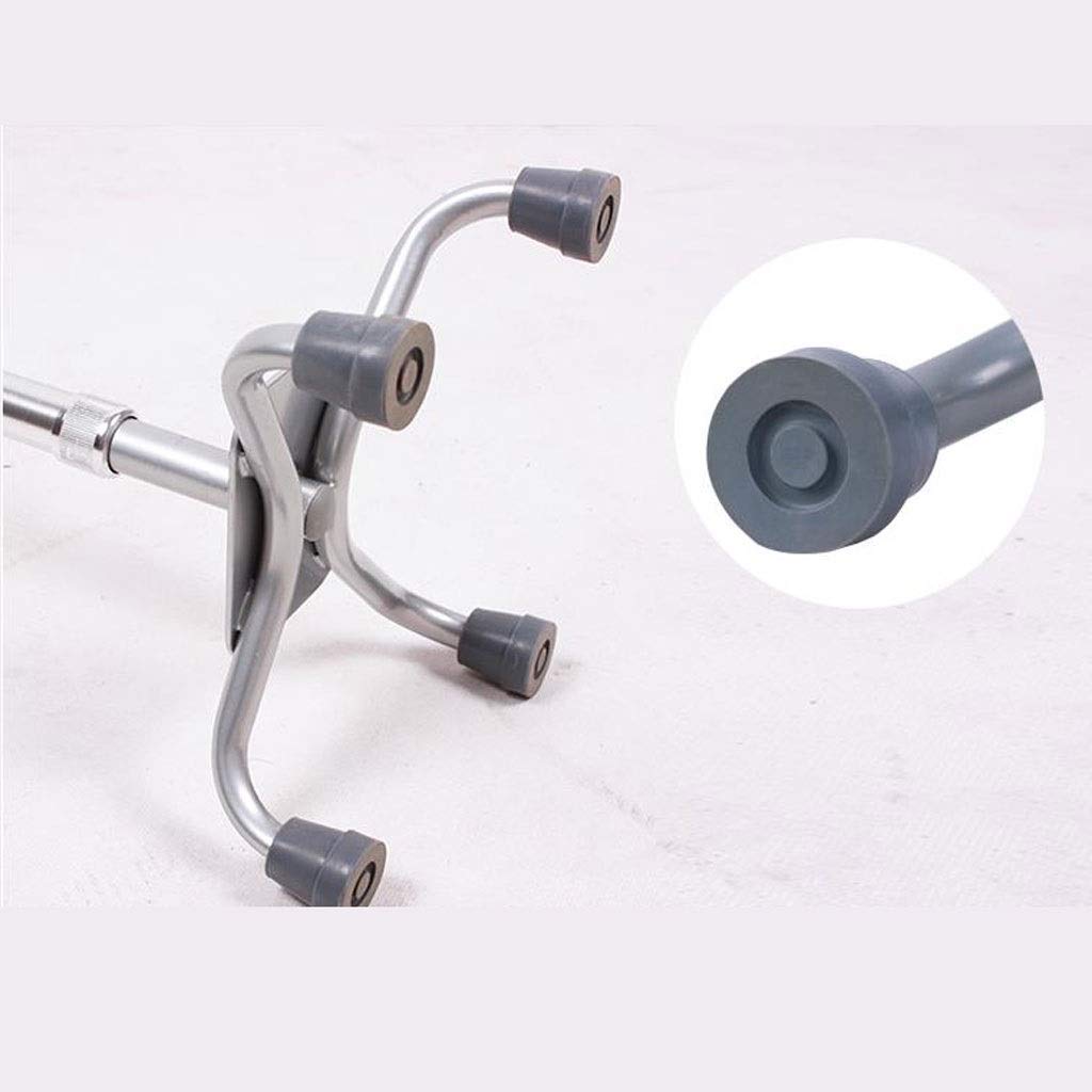 Anciano bastón muletas Plegable aleación de Aluminio bastón de Cuatro Patas bastón Antiguo bastón telescópico para Ancianos Interesting