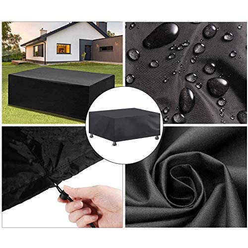 Bâche table de patio imperméable contre les intempéries - 3