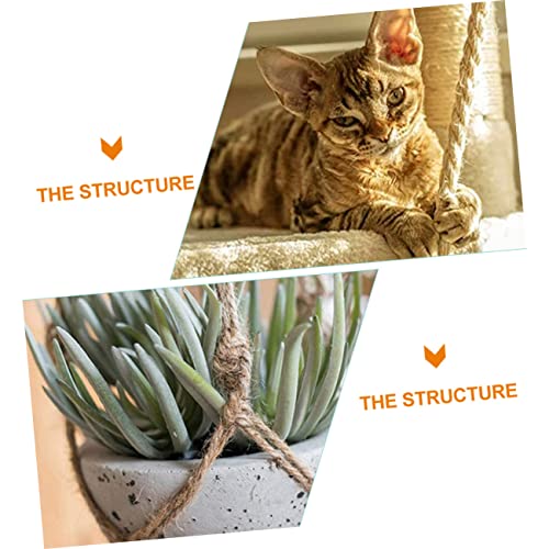 LIOOBO Corda Multifuncional Para Arranhar Gatos Corda De Sisal Natural Corda De Uso Diário Recarga D