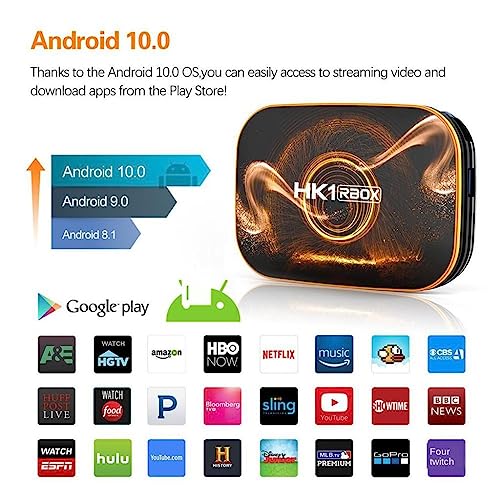 Image of HK1 Mini Android 10 Quad Core WiFi HD 4K Media Player EU 2+16g
