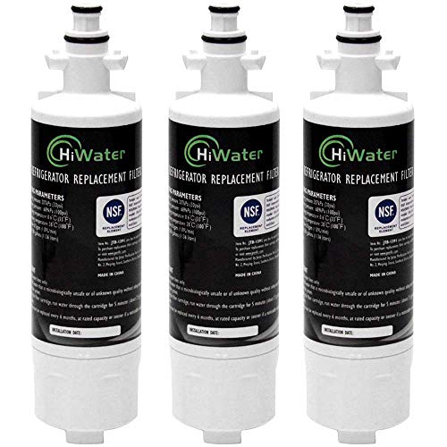 HiWater LT700P Refrigerator Water Filter Replacement for ADQ36006101 LG LT700P, KENMORE 469690, 9690