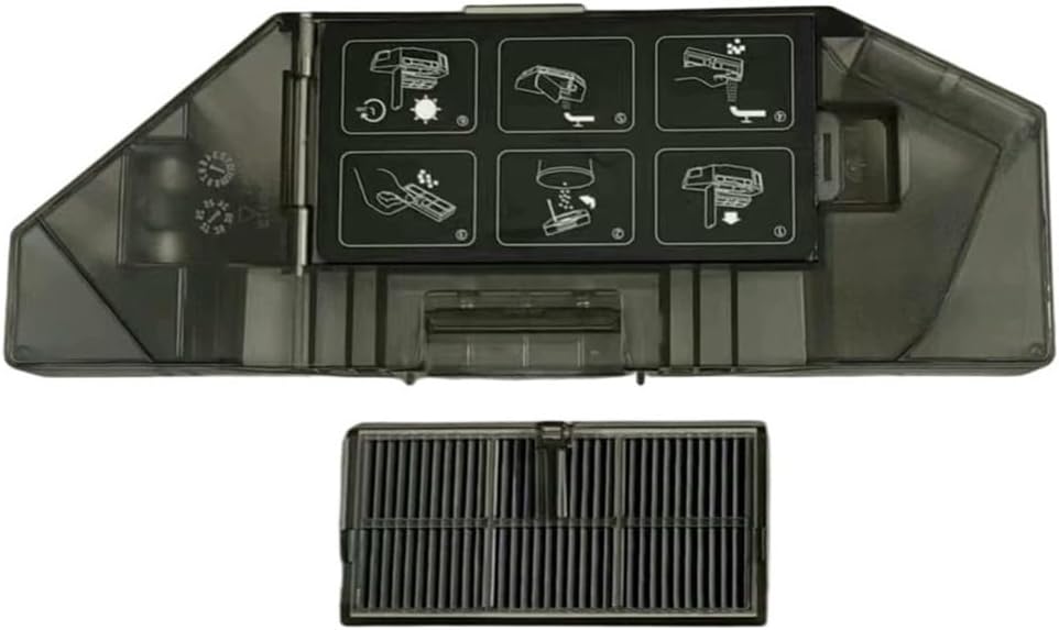 Dust Box Compatible with Dreame X40 Pro, X40 Ultra, Robot Vacuum Cleaner Dustbin Replacement Parts Accessories(2pcs)