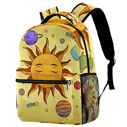 Sac à dos léger avec motif mouton blanc et étoiles pour l'école maternelle des petits