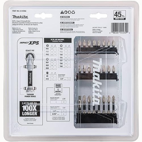 Image of Makita Impact XPS Bit Set, 45 Pc | Pack of 2
