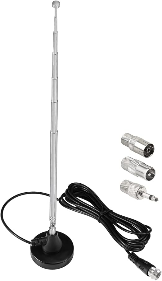 Bingfu DAB FM Radio Antenna Indoor Digital Telescopic Aerial with