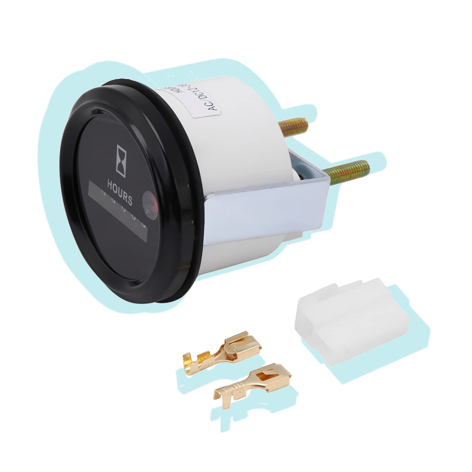 Compteur horaire Rond ac/dc 12-36v quartz hour meter Compteur horaire num|rique AC 12-36V DC SH-748 Compteur horaire ¡è Quartz testeur de Compteur Compteur Misuratore orario