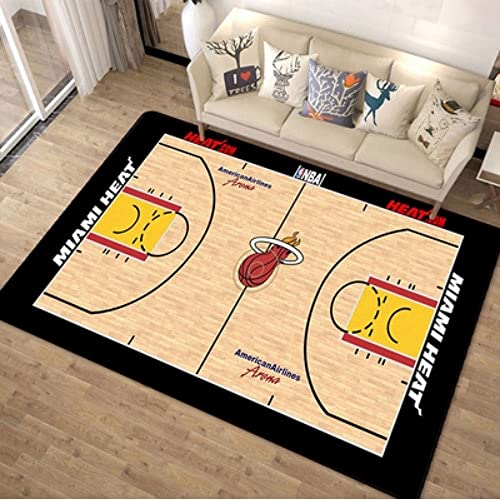Kreativer Teppich - NBA-Basketball Decken - Trendige Fußmatten für das Schlafzimmer von Jungen...