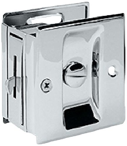 Cerraduras de bolsillo para privacidad Deltana SDL25U26 de 2 1/2 pulgadas x 2 3/4 pulgadas, latón macizo miniatura 1