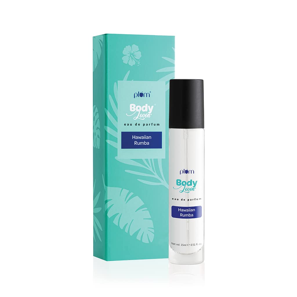 BodyLovin' Hawaiian Rumba Eau De Perfum (Parfum) | Long Lasting & Premium Beachy Fragrance | Luxury Perfume for Women | Mandarin, Gardenia & Vanilla Notes | Travel Friendly | High On Fun - 15ml