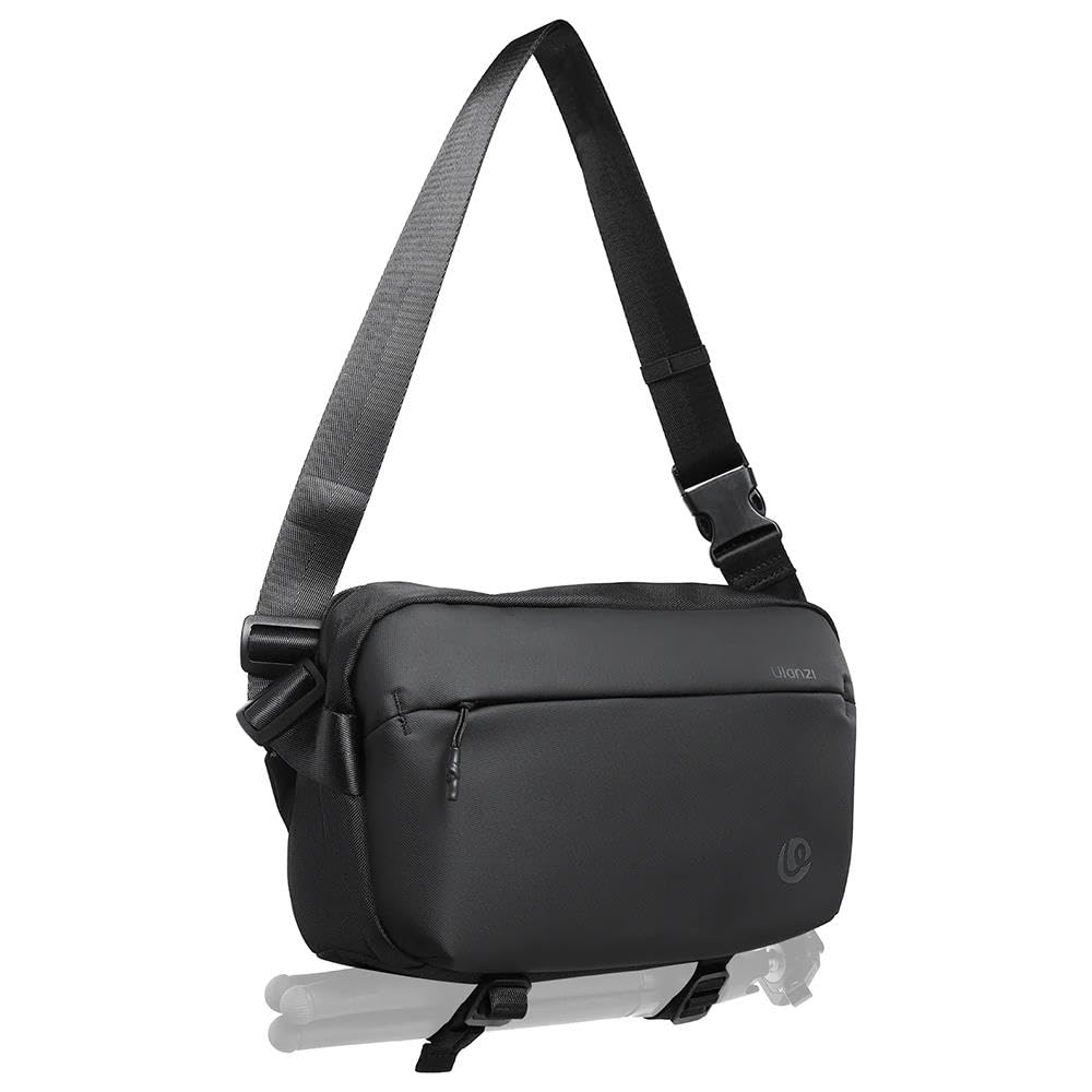 Ulanzi PB038 Sling Travel Bag V2 - Bolsa de viaje con divisor para cámara de 10 litros, para DSLR, GoPro y accesorios, con soporte para trípode, color negro