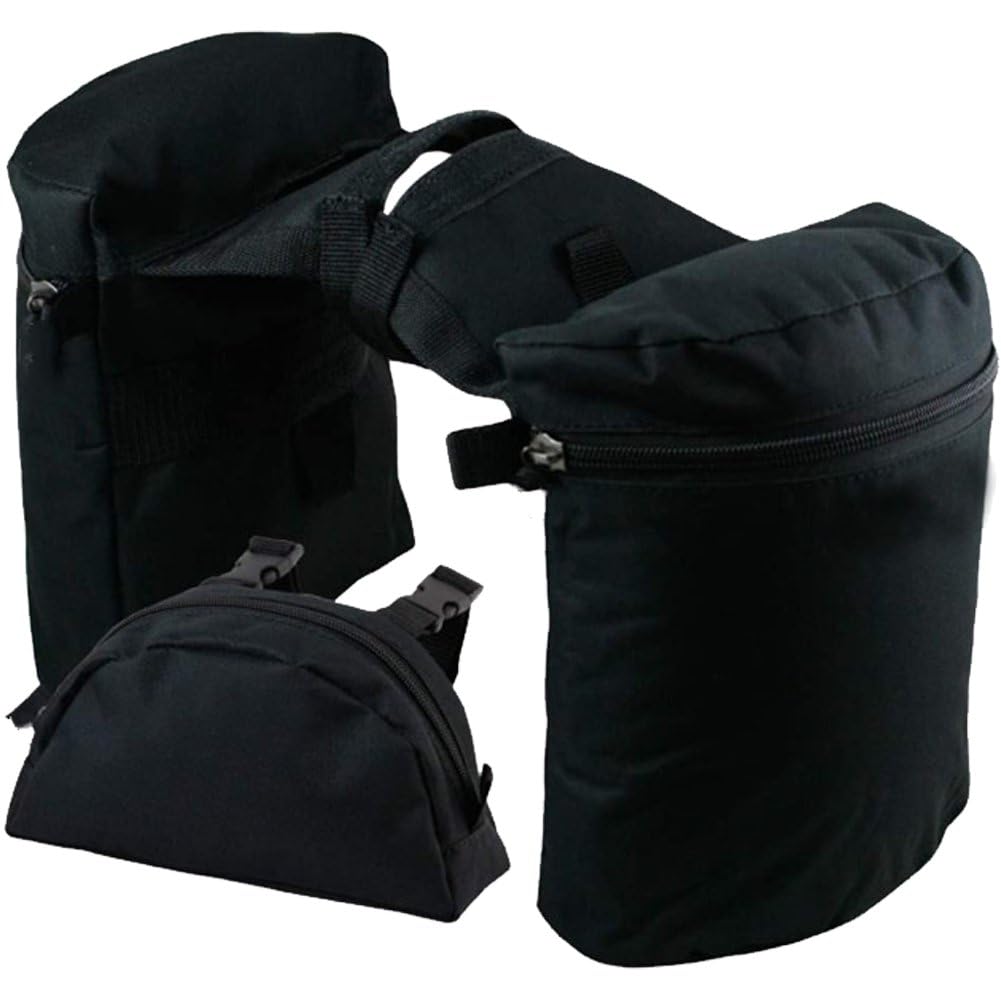 Selle de cheval d'endurance compacte et durable avec poche pratique