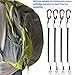 Retractable Safety Coiled Lanyard, Premium Fishing Lanyard, Stretchy Coiled Lanyards, Fishing Pole Tether, Equipment Tool Tether Leash with Carabiner Clip for Fishing, Pliers, Boating, Outdoors(4pc)