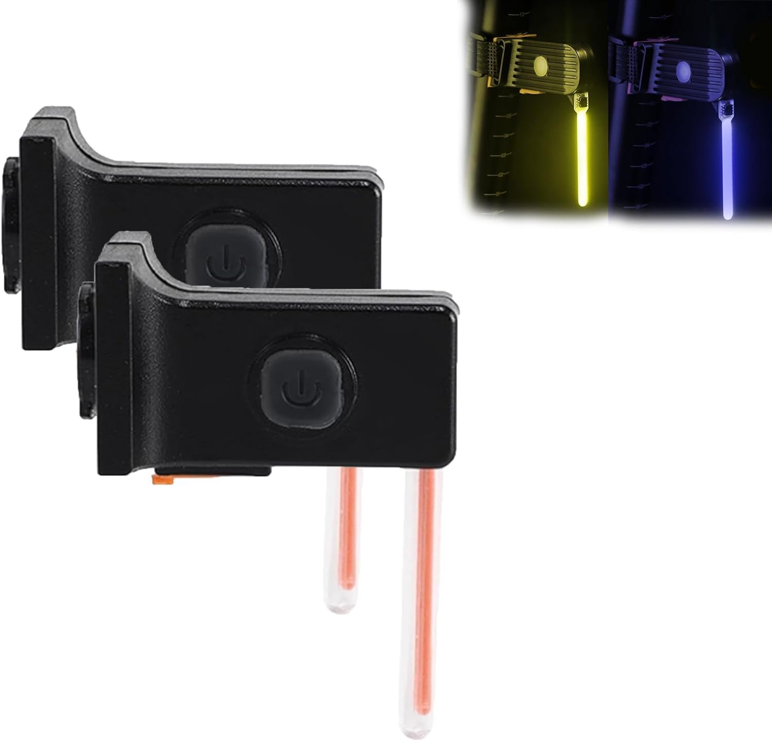Dogdd Bike Light, Bike Lights for Night Riding,Bike Accessories Rear Bike Light, Bright Bicycle Lights Front and Rear,4 Modes Bike Tail Light,USB Rechargeable LED Taillight Assembly (Yellow+Blue)