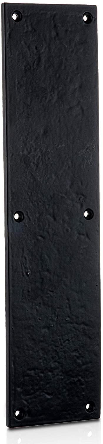 I Ironmongery Solutions Black Ironmongery Solutions® It’s A Antique Finger Plate - Coated With Antique. Suitable For Doors. 300X75mm