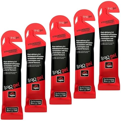 Contrast Torq Strawberry Yoghurt Energy Gel Sachets Cover