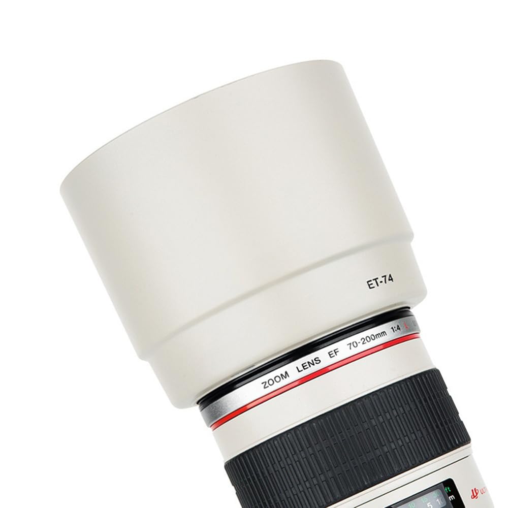 Paraluce reversibile per ET-74, compatibile con obiettivi Canon EF 70-200 mm f/4L IS USM e EF 70-200 mm f/4L, supporta filtri da 67 mm