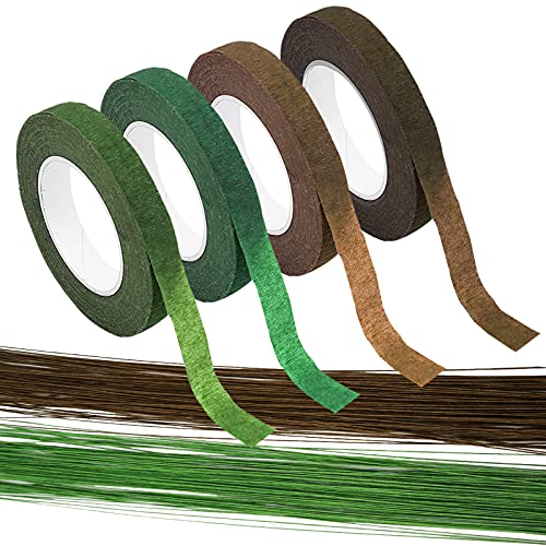 Opiniones y reviews de Cintas florales los más solicitados. 43 KIT DE ARREGLOS FLORALES DE 6 PIEZAS, findTop 4 rollos de cintas florales de 1/2' de ancho de 30 yardas/rollo y alambre floral de calibre 18 50/paquete para envolver tallos de...