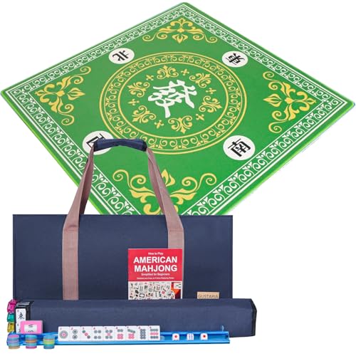 Set de Mahjong con 166 piezas y accesorios completos miniatura 1