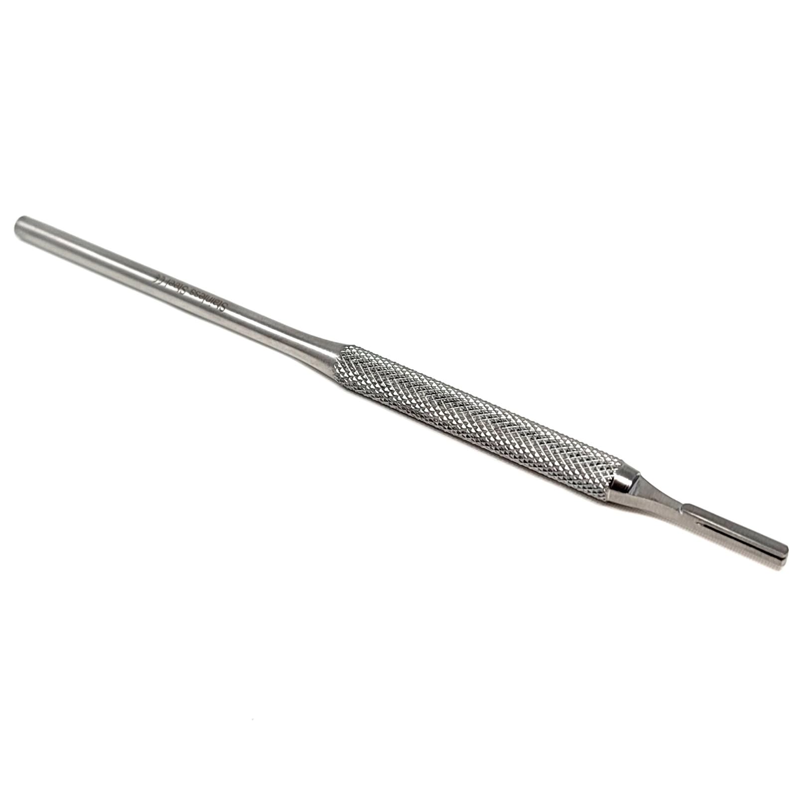 Multi-function Scalpel Handle No 3 Round Stainless Steel Blade Holder Knife to Use for Medical Students Dissection Kit Biology Lab Anatomy Dissecting, Fits Blades #10 to #16