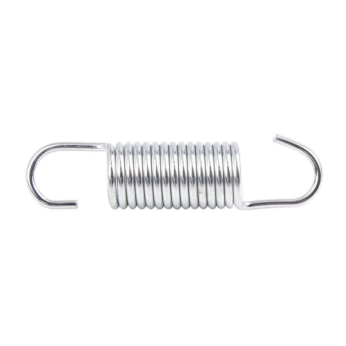 sourcing map Motocykl srebrny wspornik ramy sprężyna powrotna 6 cm długość do GN125
