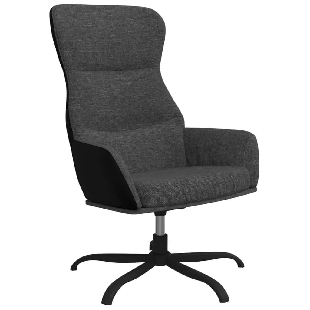 obrotowy tapicerowany szary z metalową ramą 360 stopni 77x70x70 cm