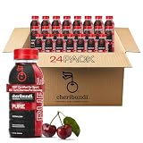 Cheribundi 100% Tart Cherry Juice Pure - Unsweetened Tart Cherry Fruit Juice, Natural Immune Health...