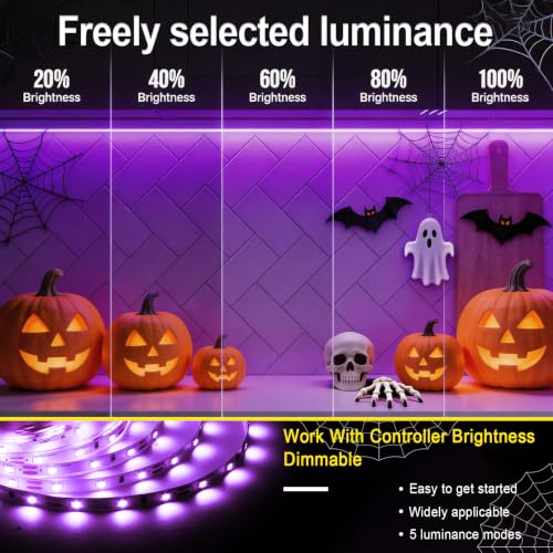 Image of Purple 50 FT LED Lights Strip