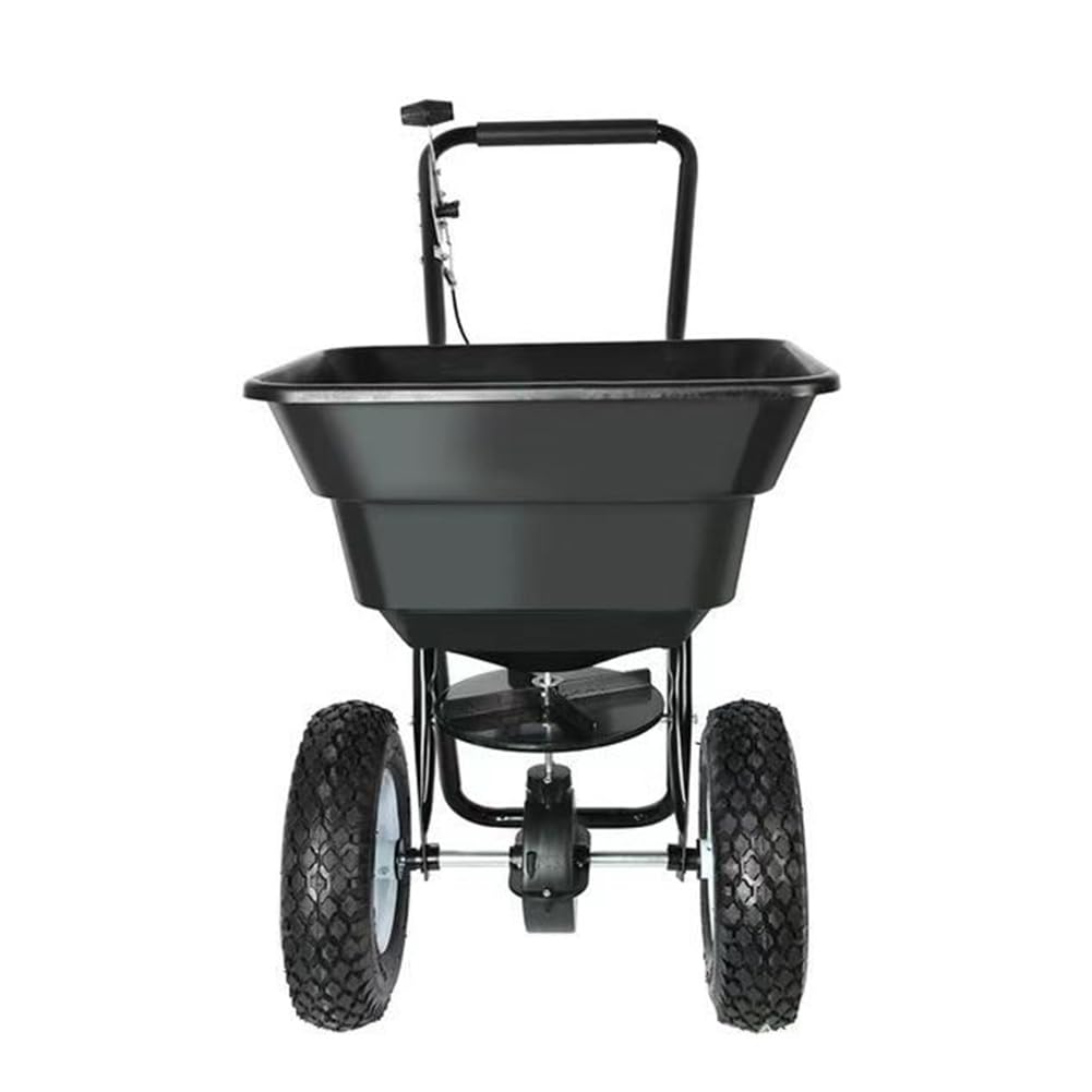 Walk Behind - Spargisale da 25 litri, per fertilizzante e sale per semi Ln, strumento ideale per la diffusione efficiente del giardino